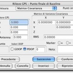 Introduzione di punti GPS